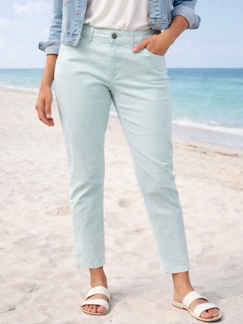 GAP mint green Ankle Pants